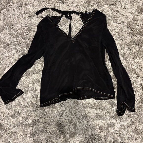 Madewell Black Shirt - Picture 1 of 3